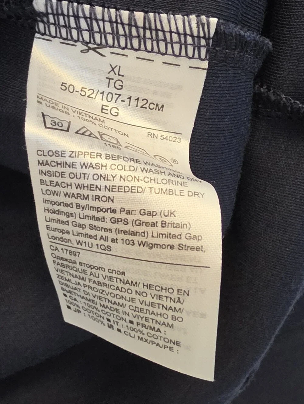 Banana Republic Luxury Touch 1/4 Zip‎ Mens XL Navy Blue Red Colorblock Nautical